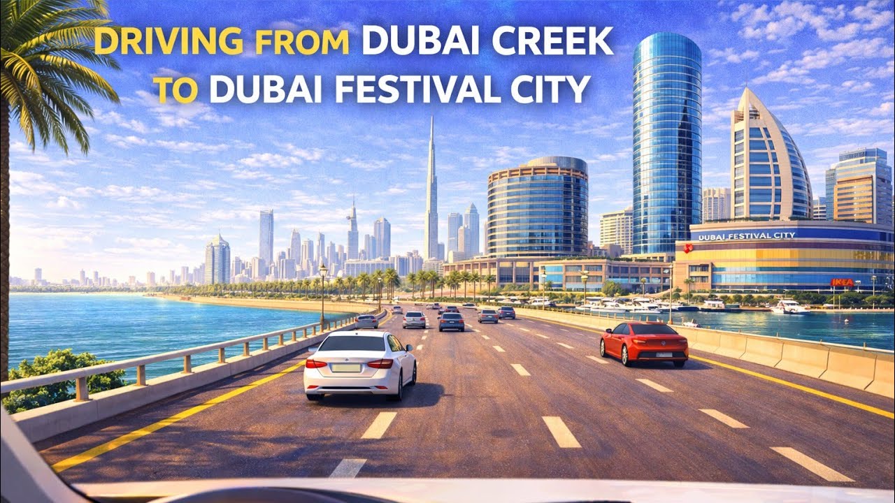 Dubai Creek and Dubai Festival City @loveindubai 