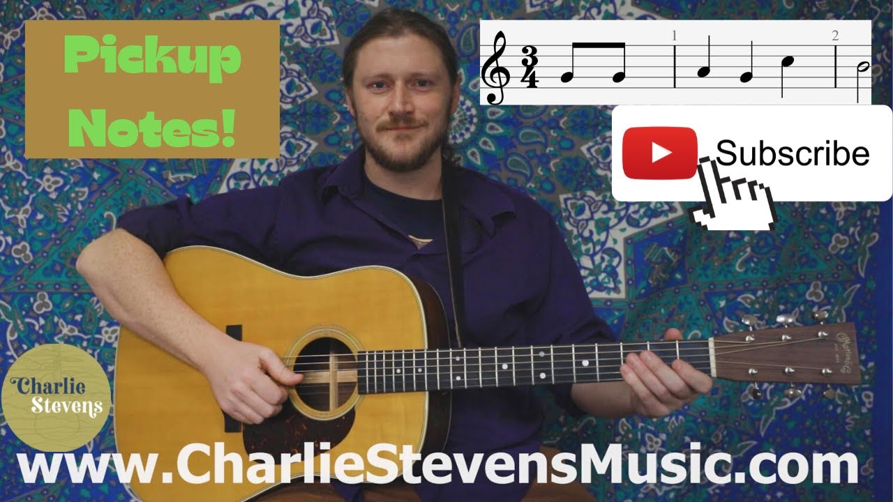 Pickup Notes (Anacrusis) - Basic Guitar Lesson