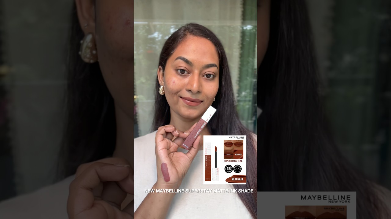 New MAYBELLINE SuperStay Matte Ink - Renegade on Brown Skin ✨🤎