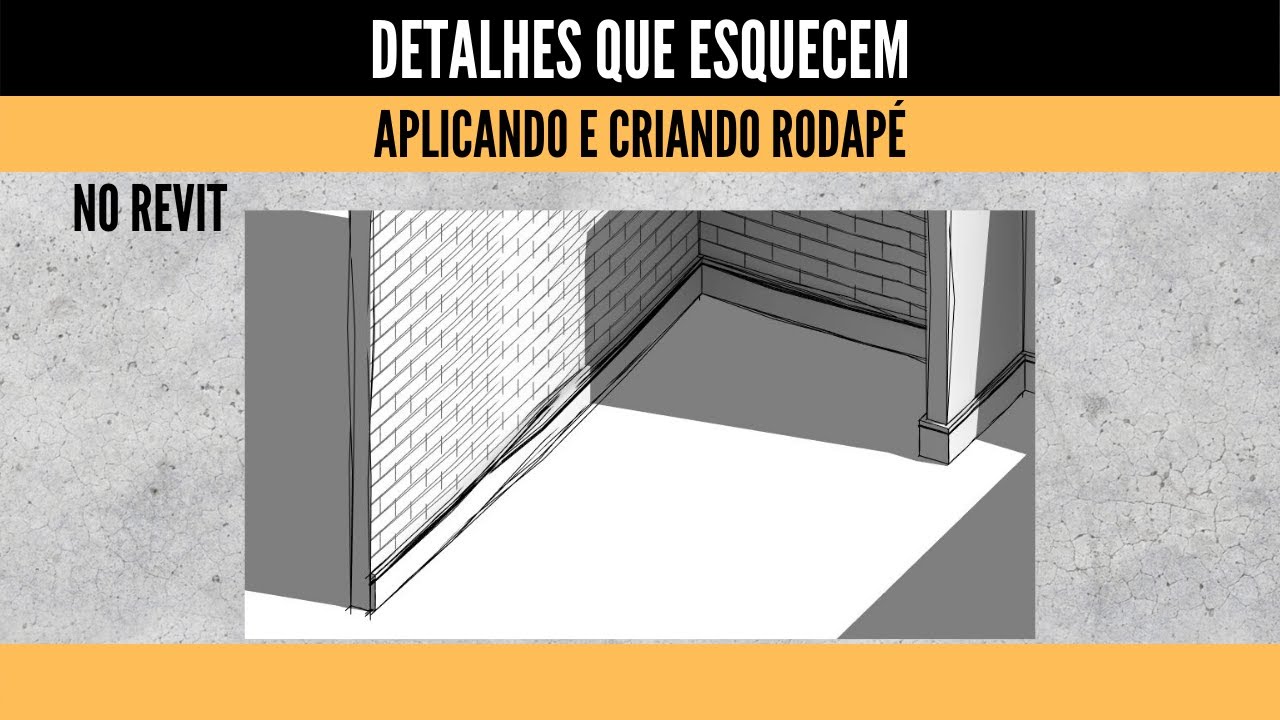 COMO FAZER E APLICAR RODAPÉ NO REVIT