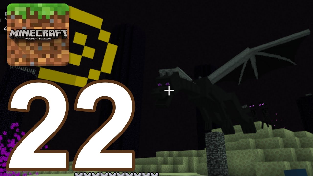 Minecraft: Bedrock Edition - Gameplay Walkthrough Part 22 - Kill ender dragon