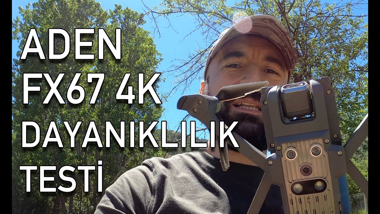 ADEN FX67 4K Dayanıklılık Testi - Su ve Çarpışma Testi - Drone Crash by Dr.Drone