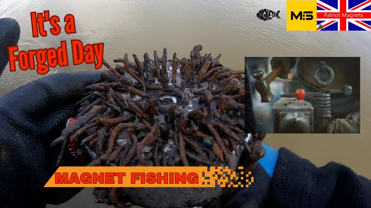 Its a forged day Magnet fishing near a demolished 13th Century Mill