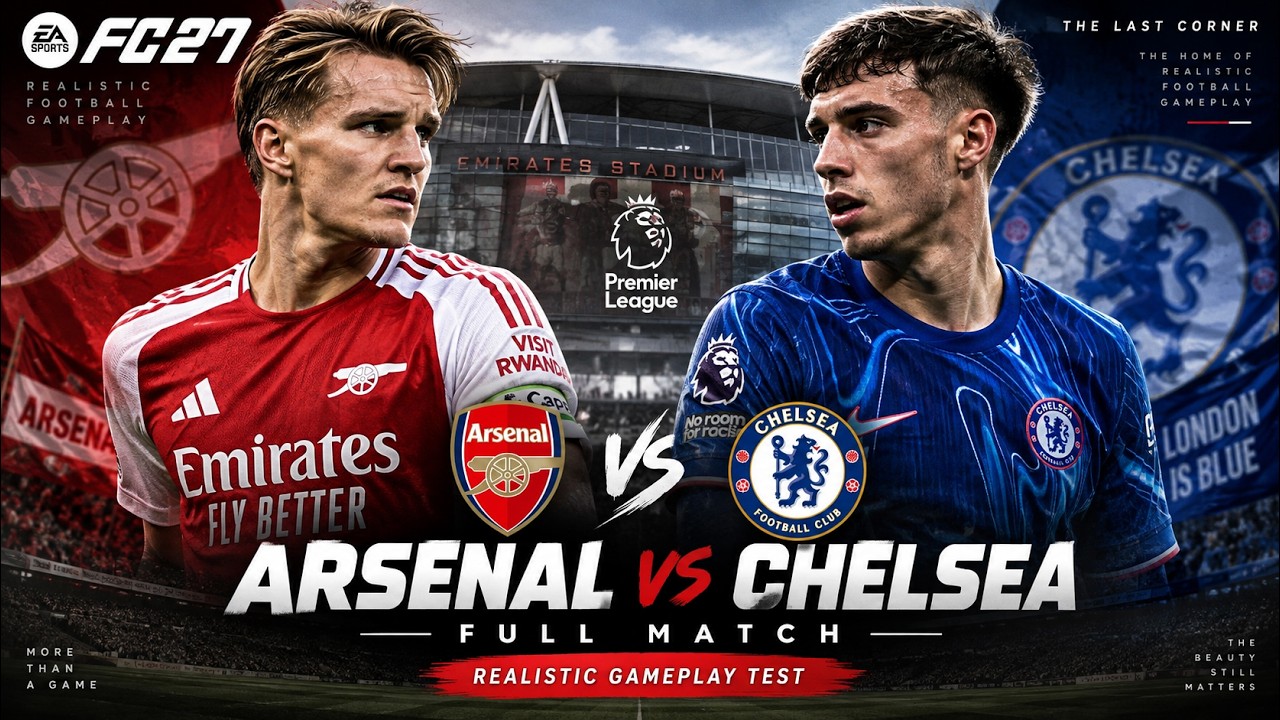 Testing My Realistic FC 27 Sliders | Arsenal vs Chelsea &ndash; Full Match
