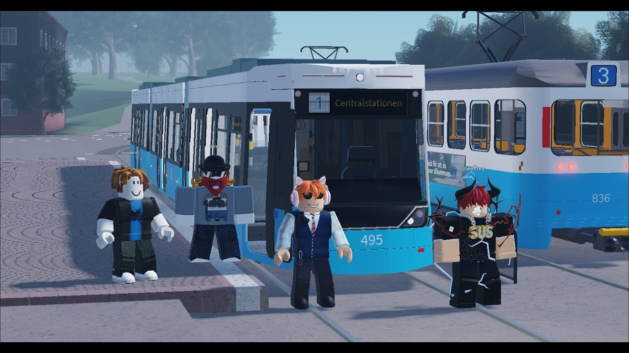 Roblox Västtrafik M32 Tram in Gothenburg