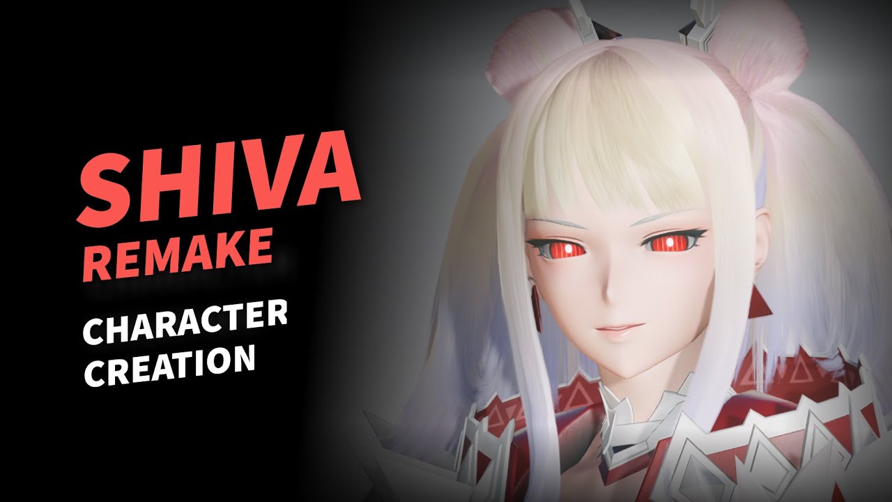 PSO2 NGS Character Creation - Shiva ♥ (remake)