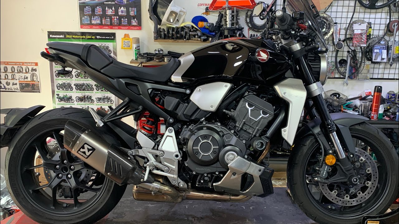경고합니다 CB1000R 아크라 포빅 꼽지 마세요 Akrapovic exhaust install SOUND