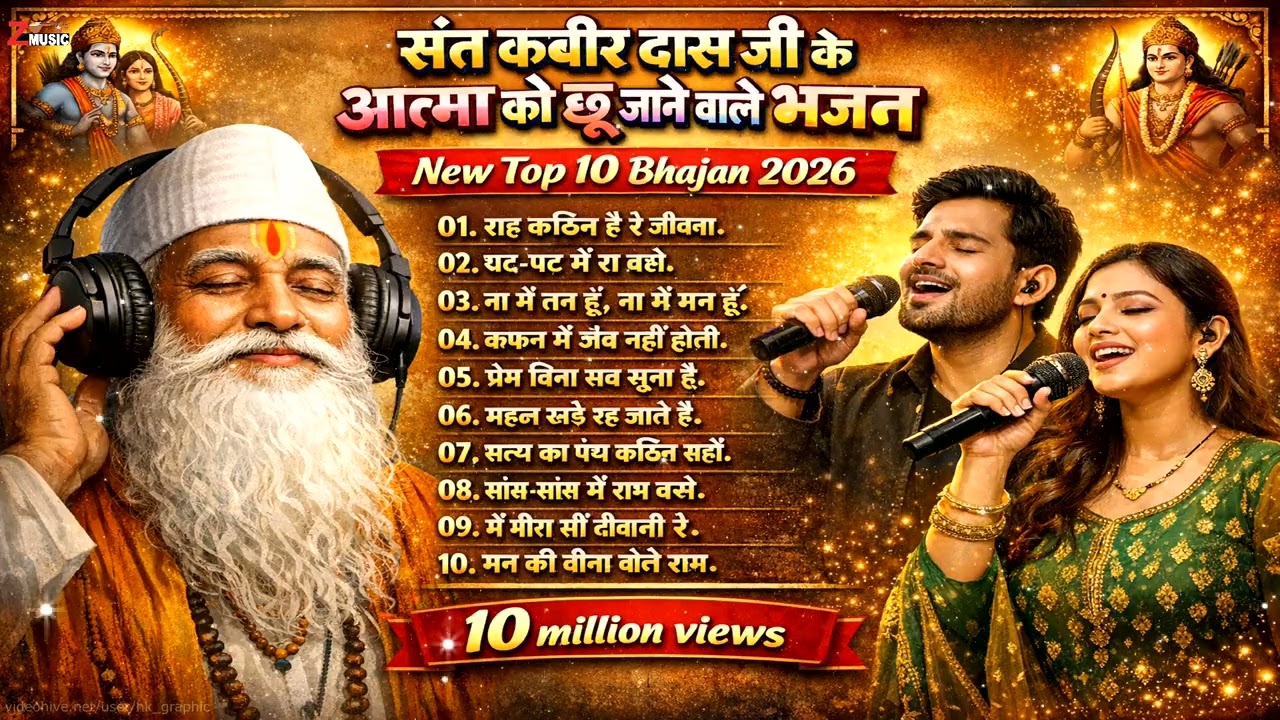 संत कबीर जी के श्रेष्ठ 10 भजन | 2026 स्पेशल भक्ति Mashup