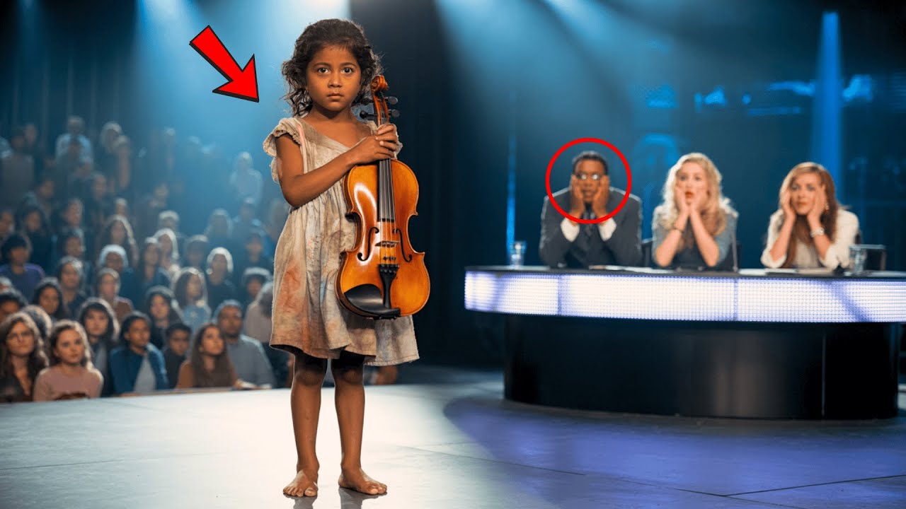 Fetița Săracă Încântă Publicul Și Pe Toți Jurații Cântând La Vioară Într-un Show De Talente!