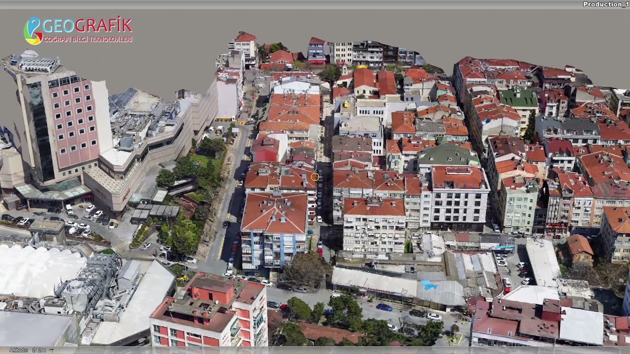 3D Kent Modeli için Oblik Fotogrametri