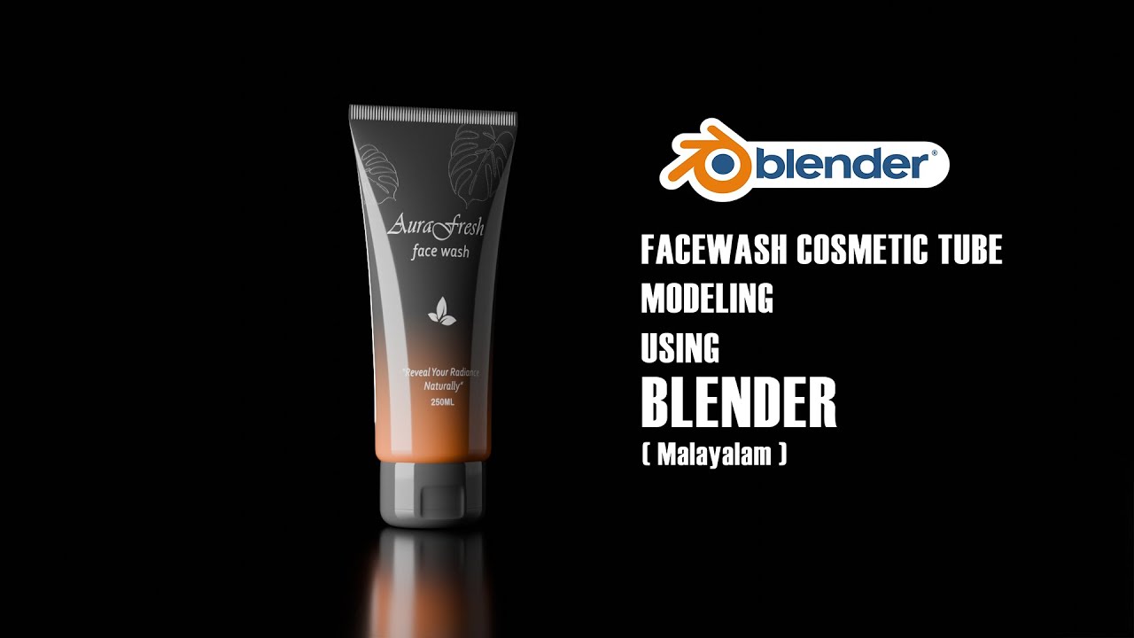 Cosmetic Tube Modeling ( Malayalam ) | Blender Tutorial