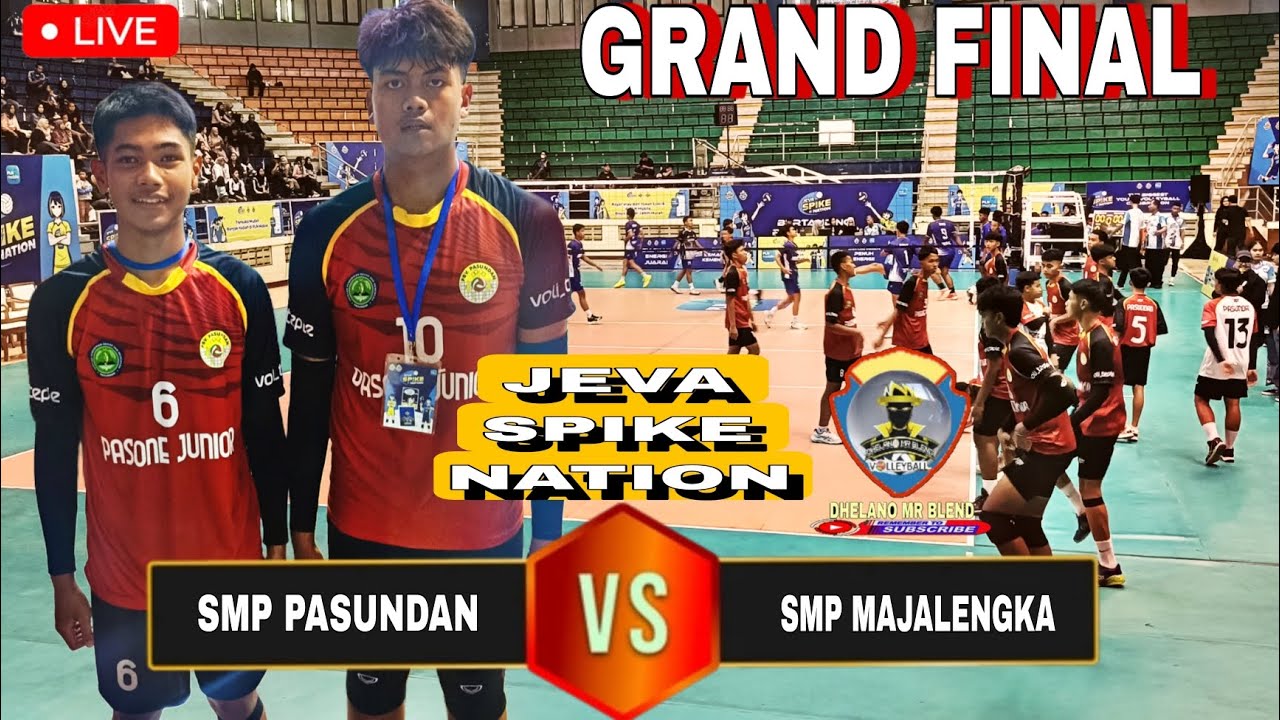 FINAL 🏆 SMPN PASUNDAN BANDUNG VS SMPN3 MAJALENGKA ‼️JEVA SPIKE NATION SE INDONESIA||GOR C-TRA