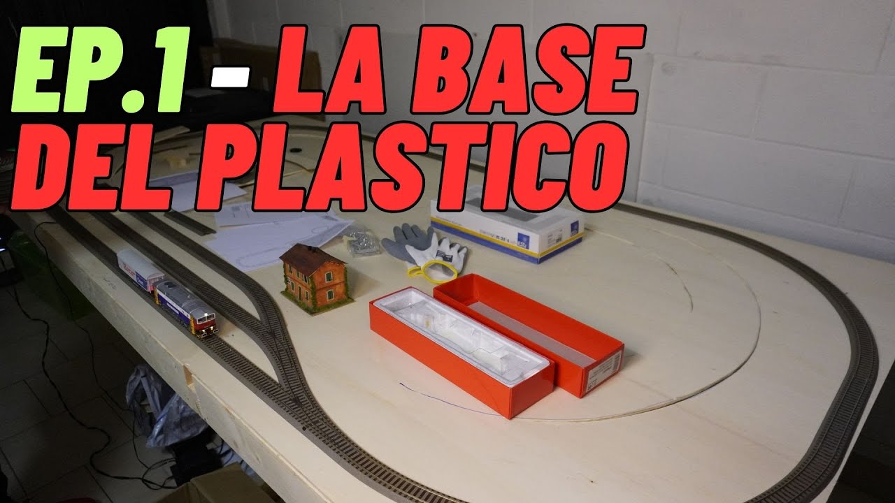 Il mio primo PLASTICO FERROVIARIO: Ep. 1 - Costruiamo la base del Plastico Ferroviario