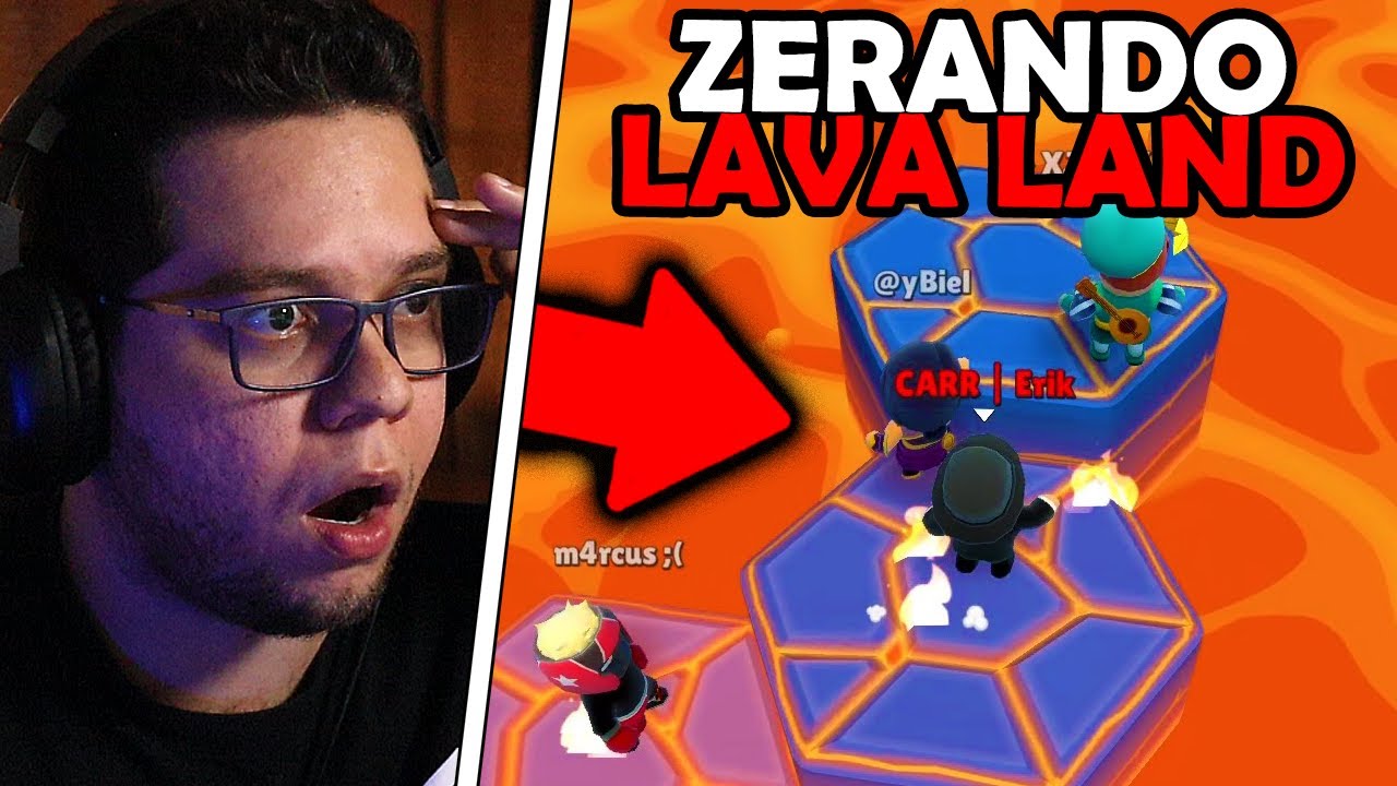 ZERANDO LAVA LAND com INSCRITOS no Stumble Guys