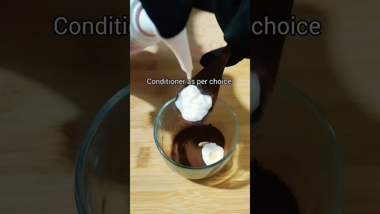 first time coffee conditioner 🔥🔥 #ytshorts #viralvideo #coffeemask #haircareroutine