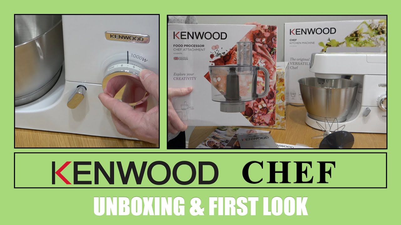 Kenwood Chef Kitchen Machine KVC3100W Unboxing & First Look