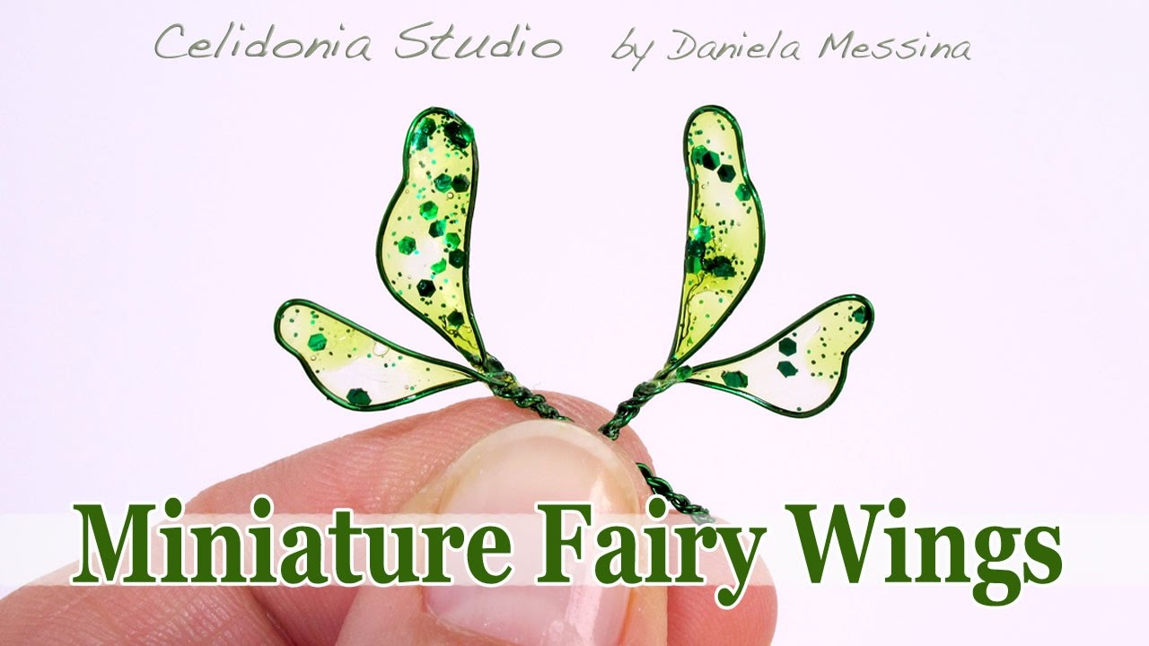 Simple Miniature Fairy Wings Tutorial DIY