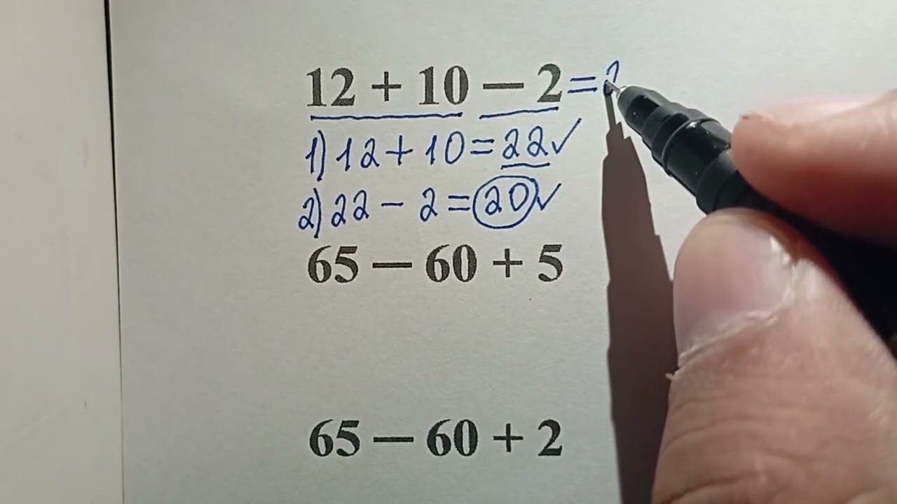 How to Solve Math Expressions Step by Step #mathtrick #maths #mathematica #education 