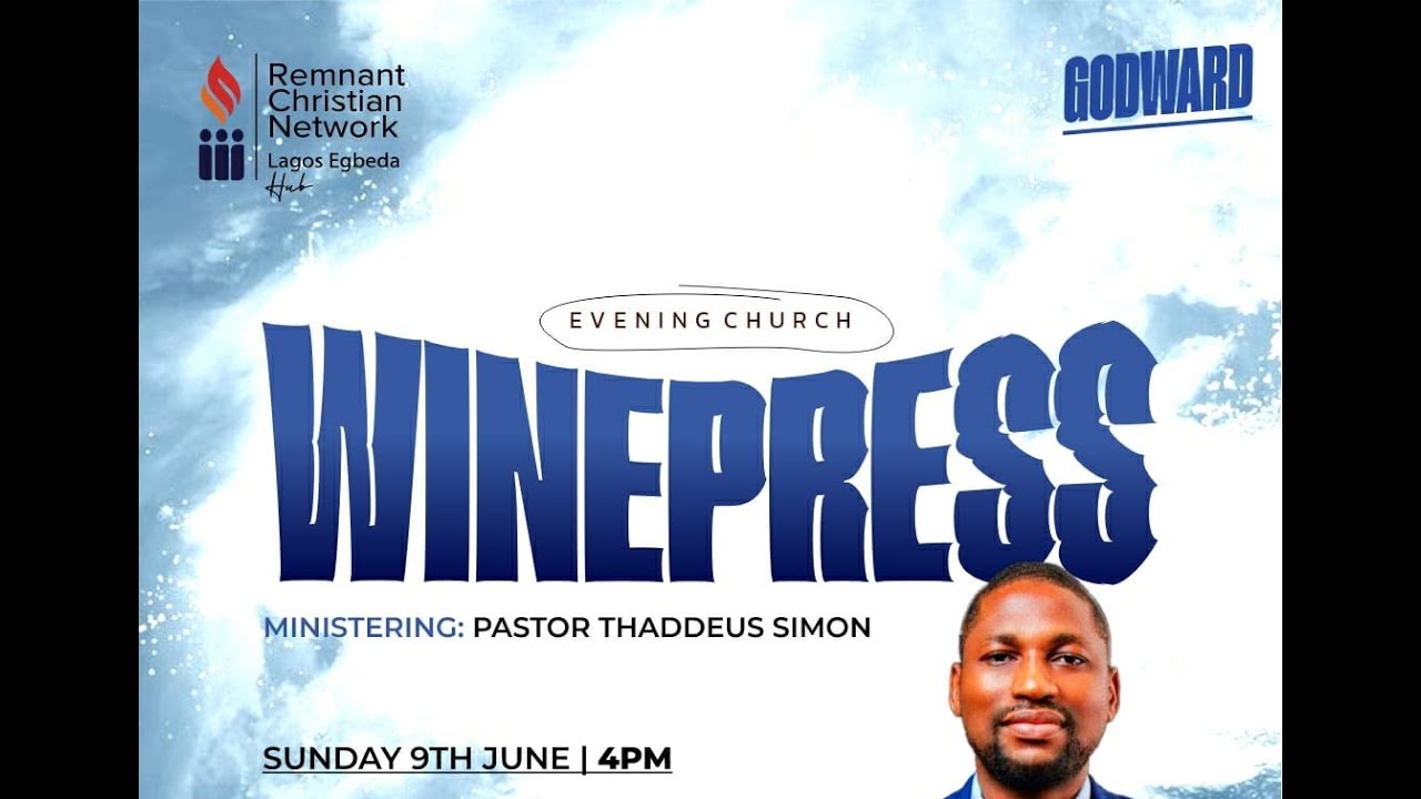 WINEPRESS- Pastor Thaddeus Simon