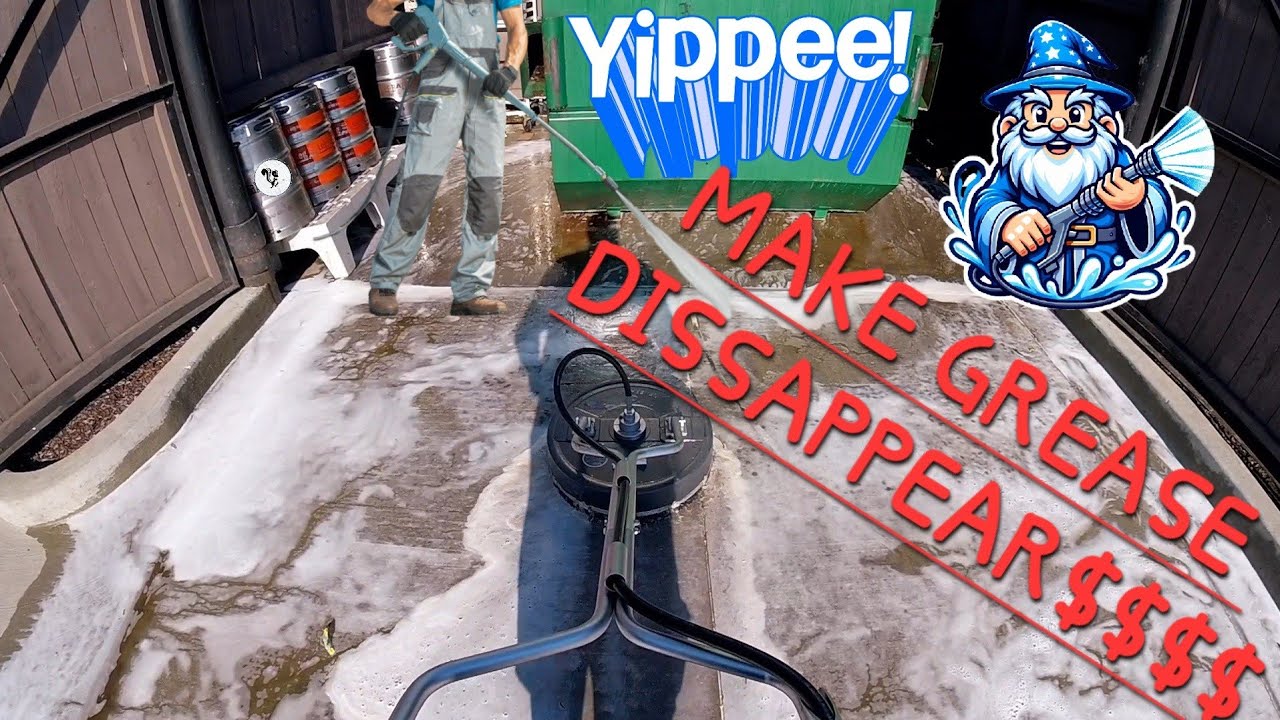 MAKE GREASE DISSAPPEAR!!! $350 Dumpster Pad Cleaning