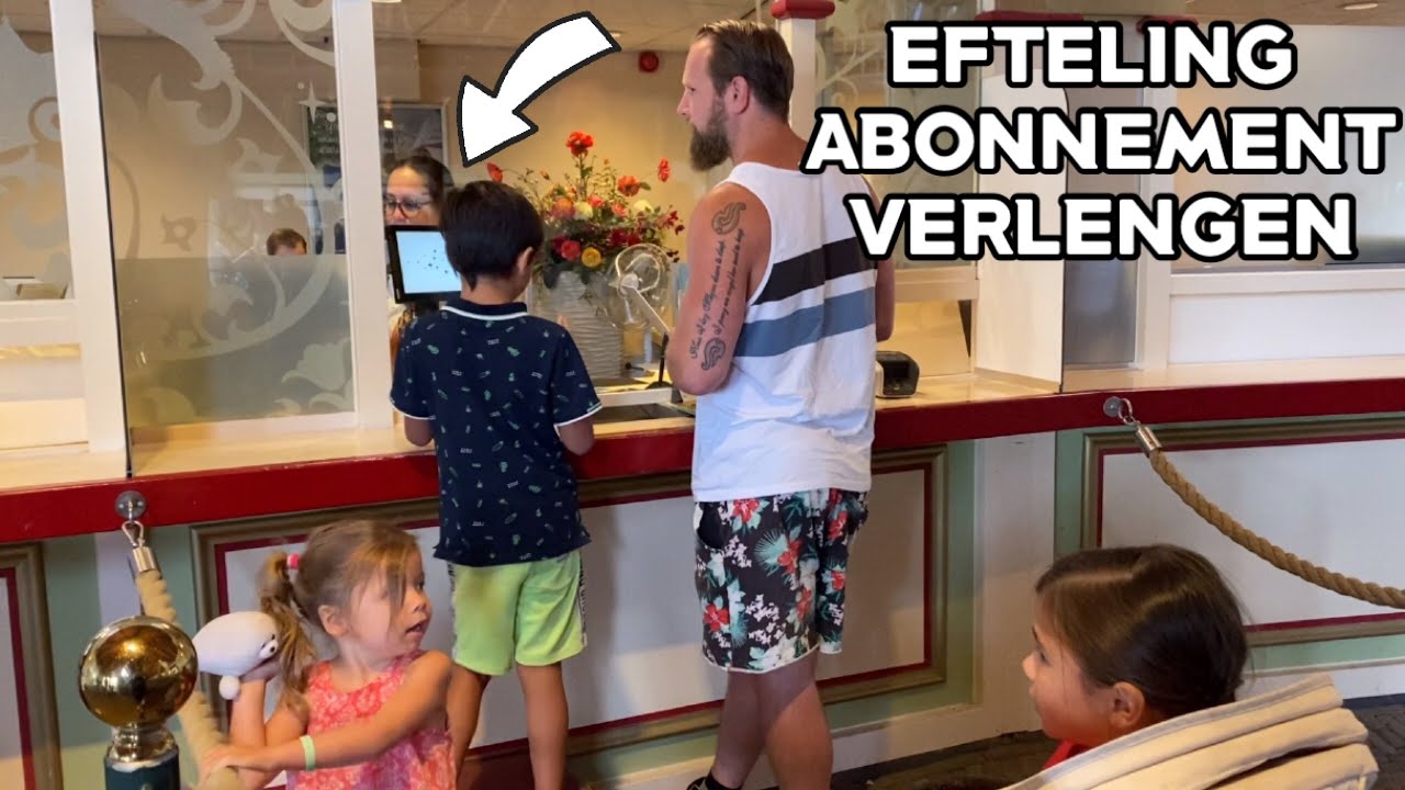 EFTELING ABONNEMENT VERLENGEN EN SPEELBOS NEST! VERKENNEN 🎢 | De 4 Vloggetiers #familievloggers