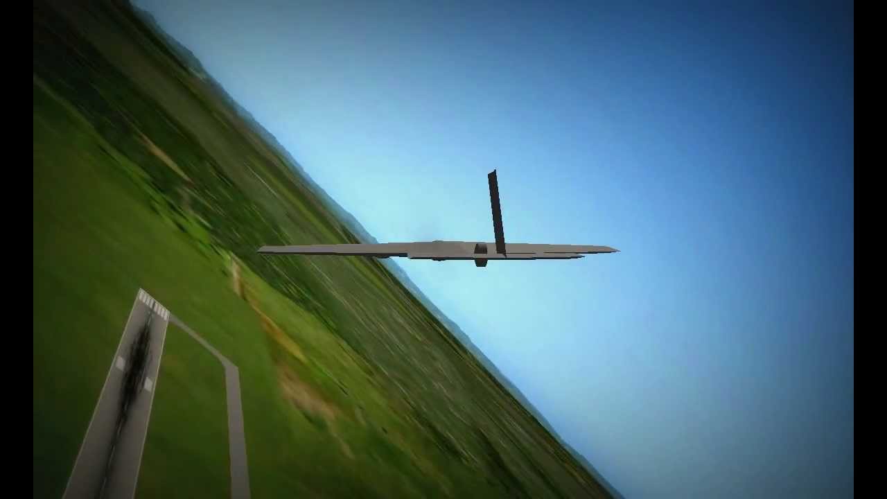 X-plane - forward sweep wing plane test