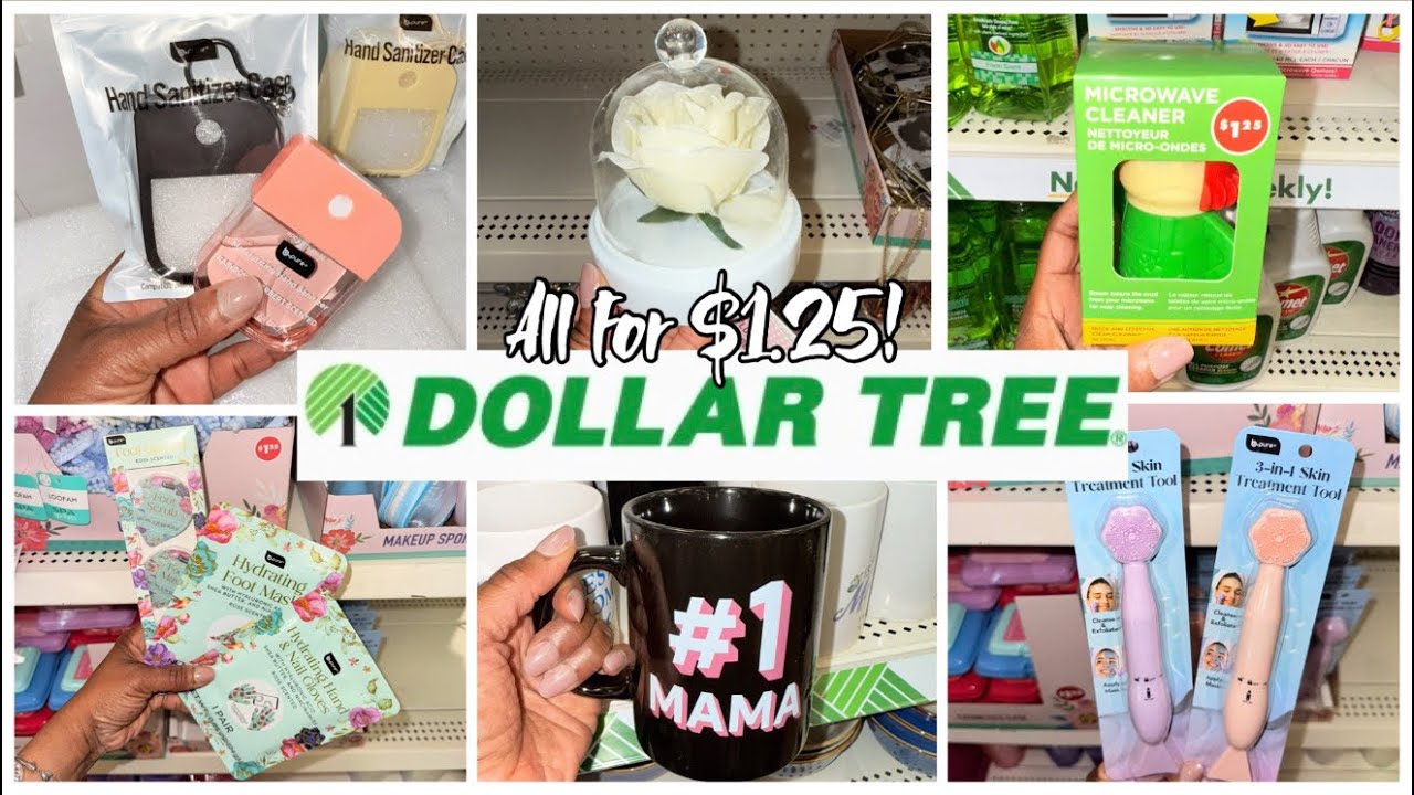 DOLLAR TREE HAUL | DOLLAR TREE NEW FINDS | $1.25 | DOLLAR TREE SHOP WITH ME