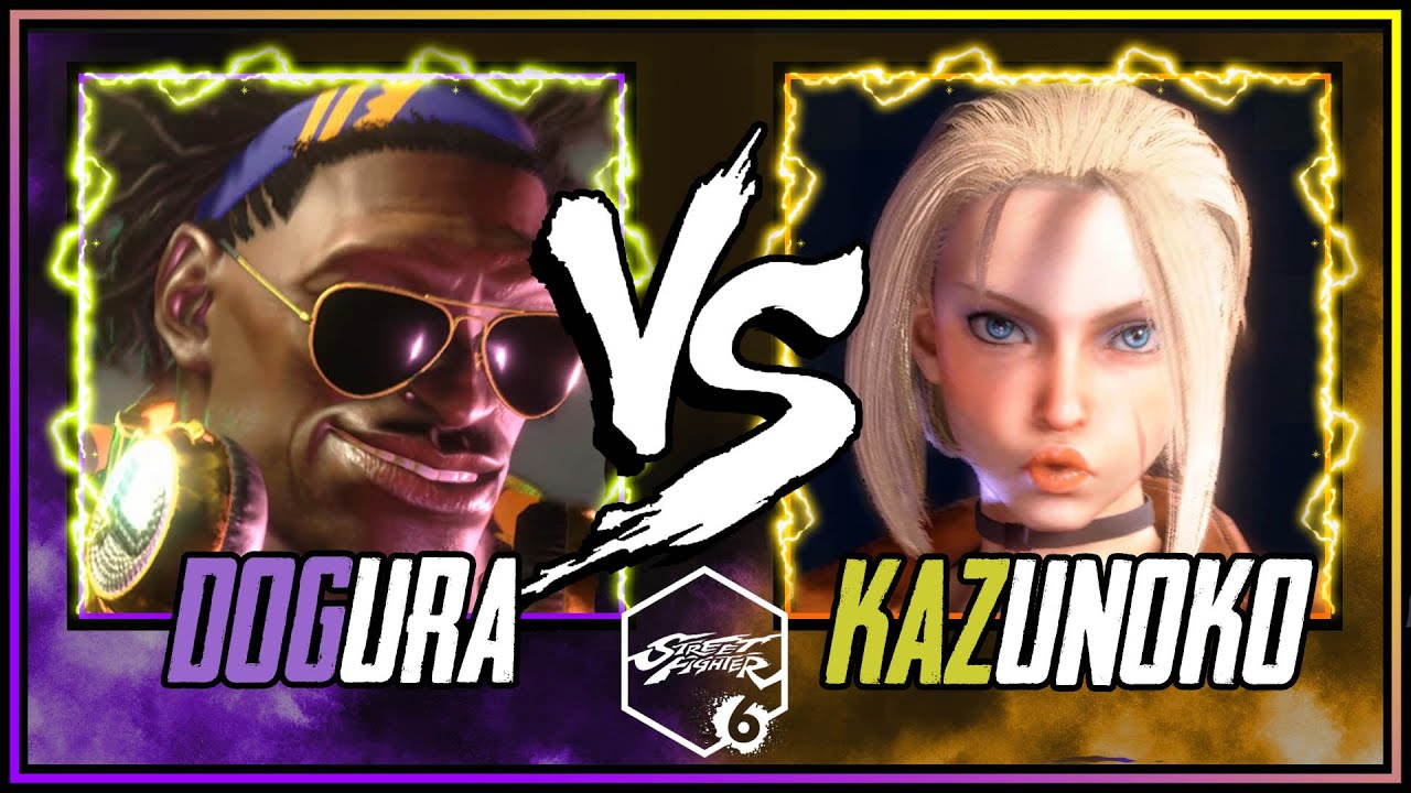 SF6 ➣ DOGURA ( DEEJAY ) VS KAZUNOKO ( CAMMY ) 4K SF6 ACTION