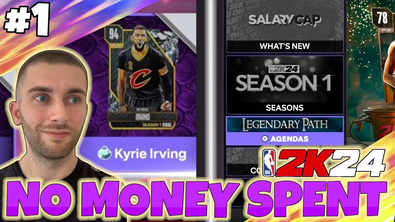 THE NO MONEY SPENT JOURNEY BEGINS!! STARTING GUIDE TO NBA 2K24 MYTEAM!! #1
