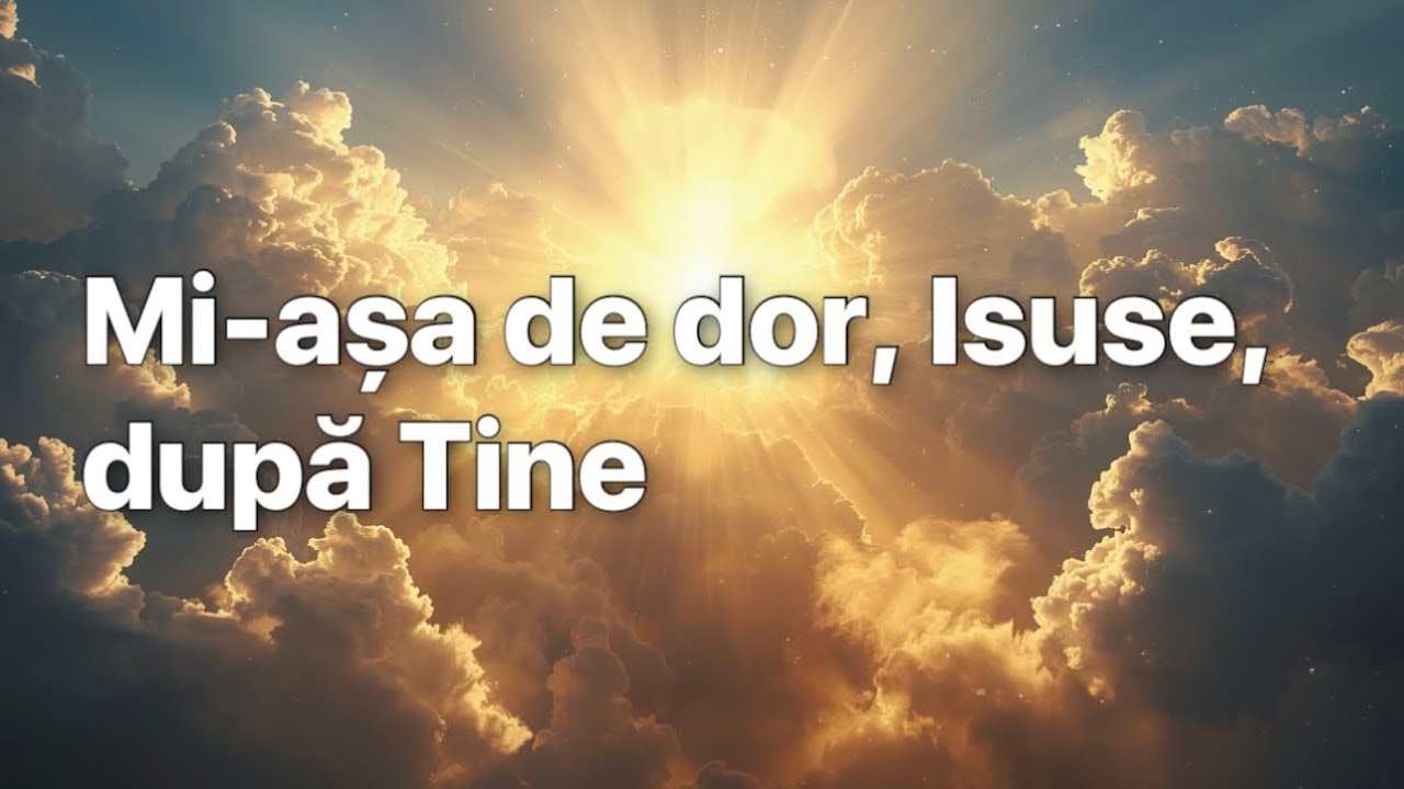 Mi-așa de dor, Isuse, după Tine (Cover)