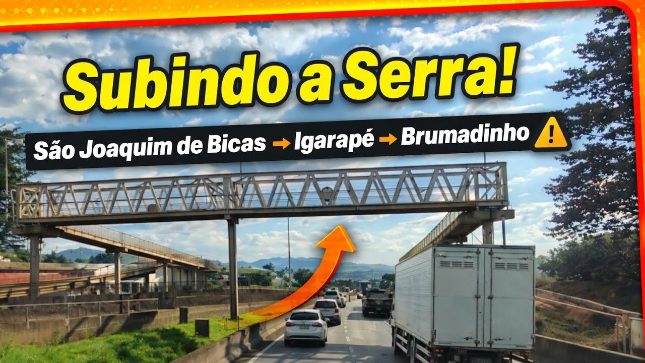 EP68/26 SÃO JOAQUIM DE BICAS / IGARAPÉ SUBINDO A SERRA DESCENDO BRUMADINHO #BR381