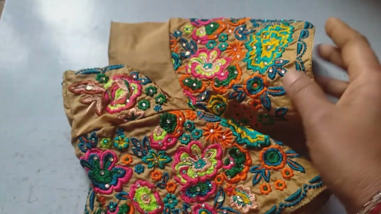 #computer work blouse design #full heavy work #new fashon #youtub