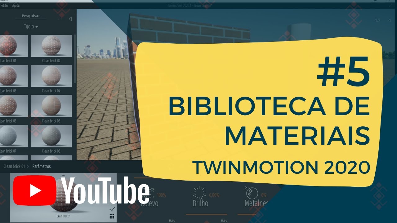 Criando NOVOS materiais PBR no Twinmotion - Aula #5 | Curso de Twinmotion 2020