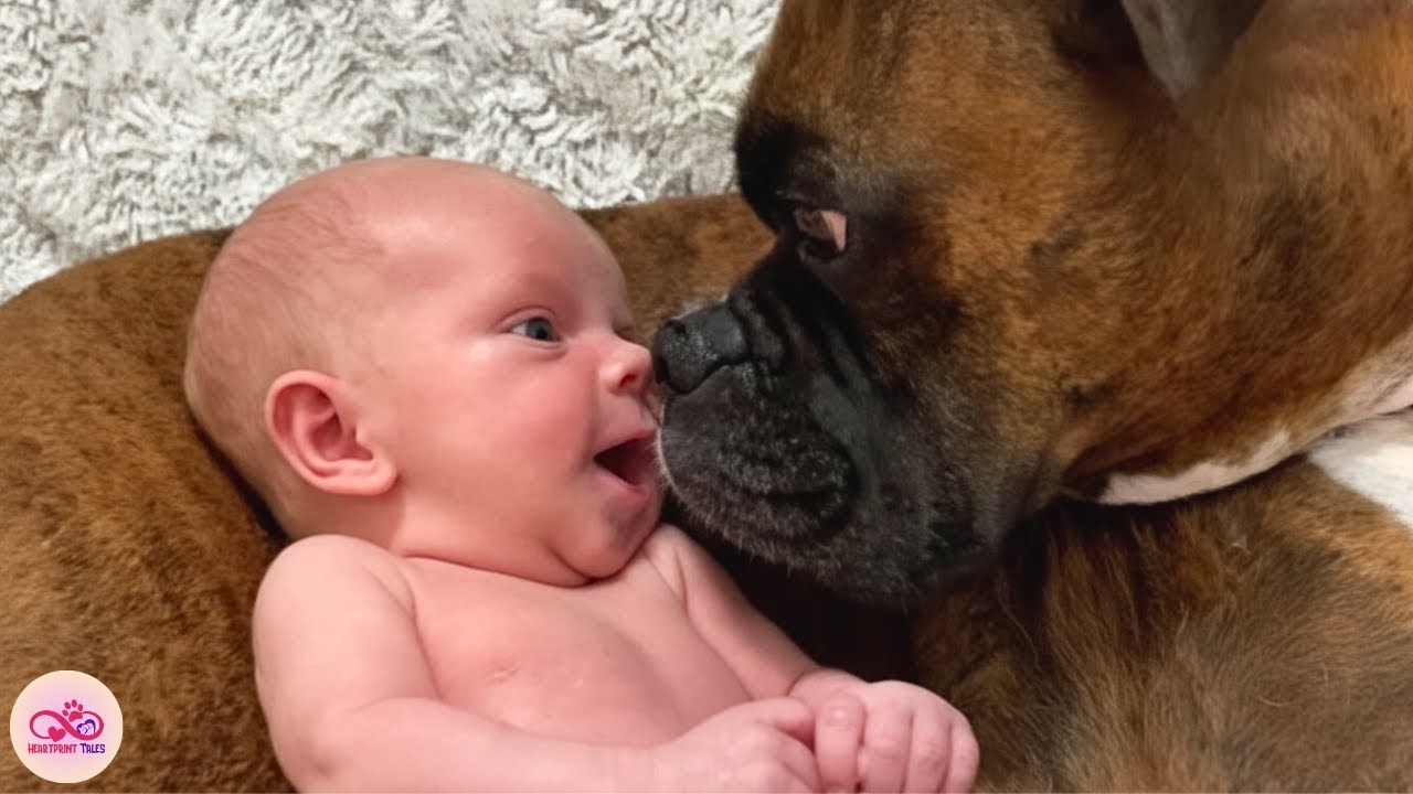 Baby Took His First Steps Not to His Parents, But to the Dog Who Always Protected Him