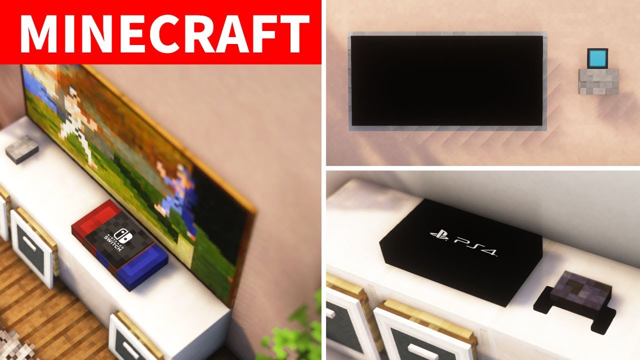 【マイクラ】MODなし！内装が凄くなる家電の作り方6選！