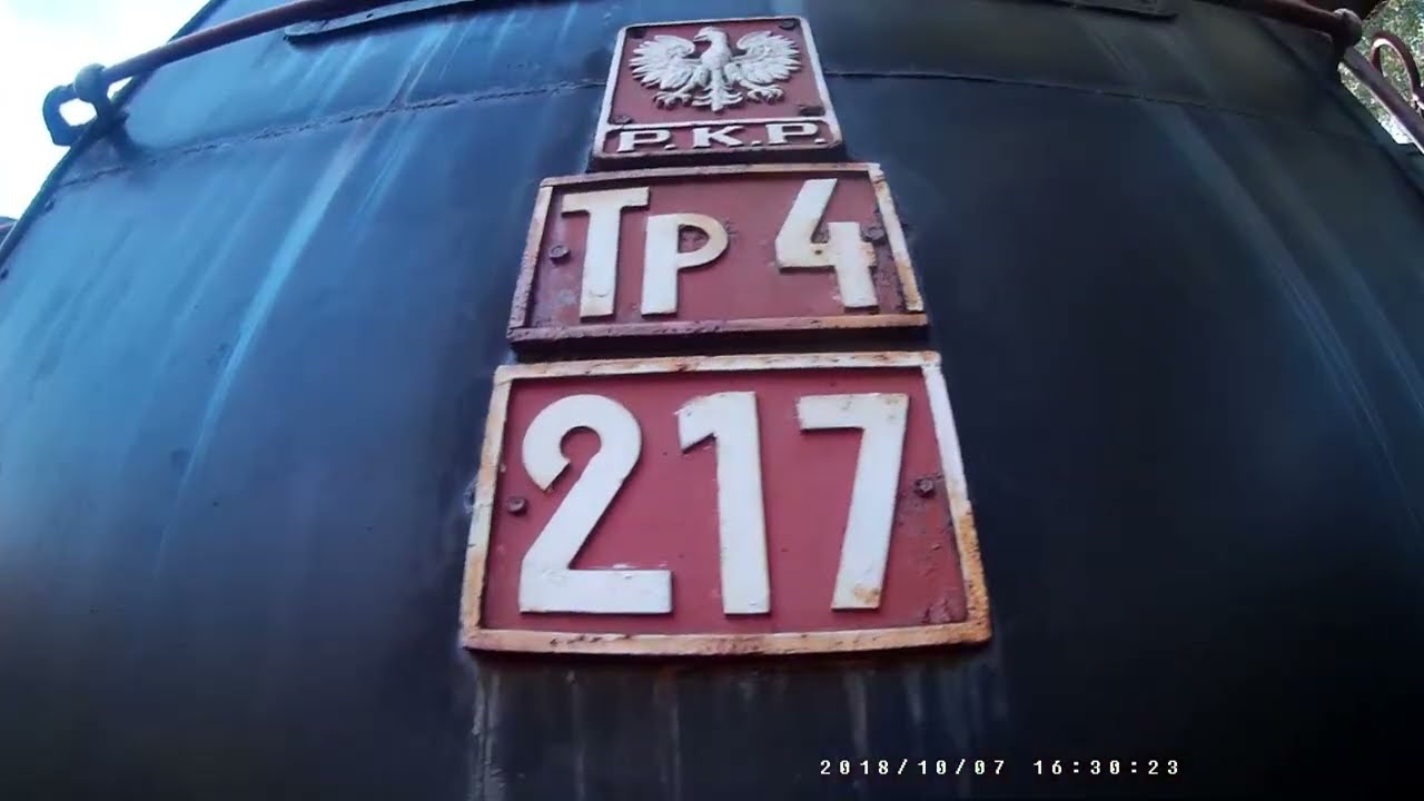 Parowóz Tp4-217 w Pyskowicach - 2018