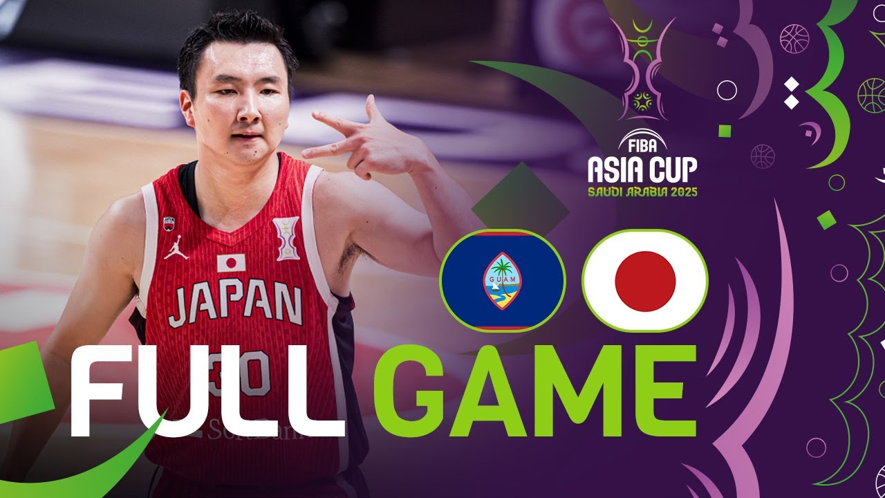 Group Phase | Guam v Japan | Full Basketball Game | FIBA Asia Cup 2025