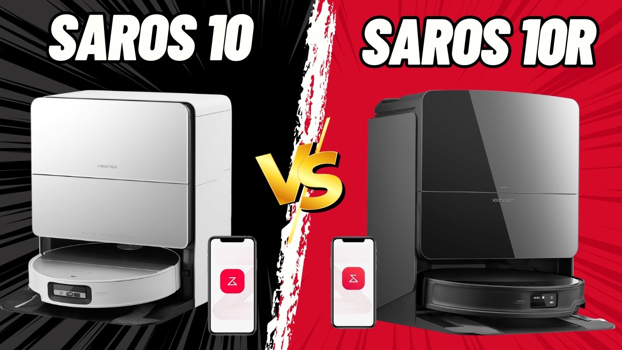 [SAROS 10 vs SAROS 10R] Qual il Miglior Robot ROBOROCK? MIGLIOR ROBOT ASPIRAPOLVERE ROBOROCK