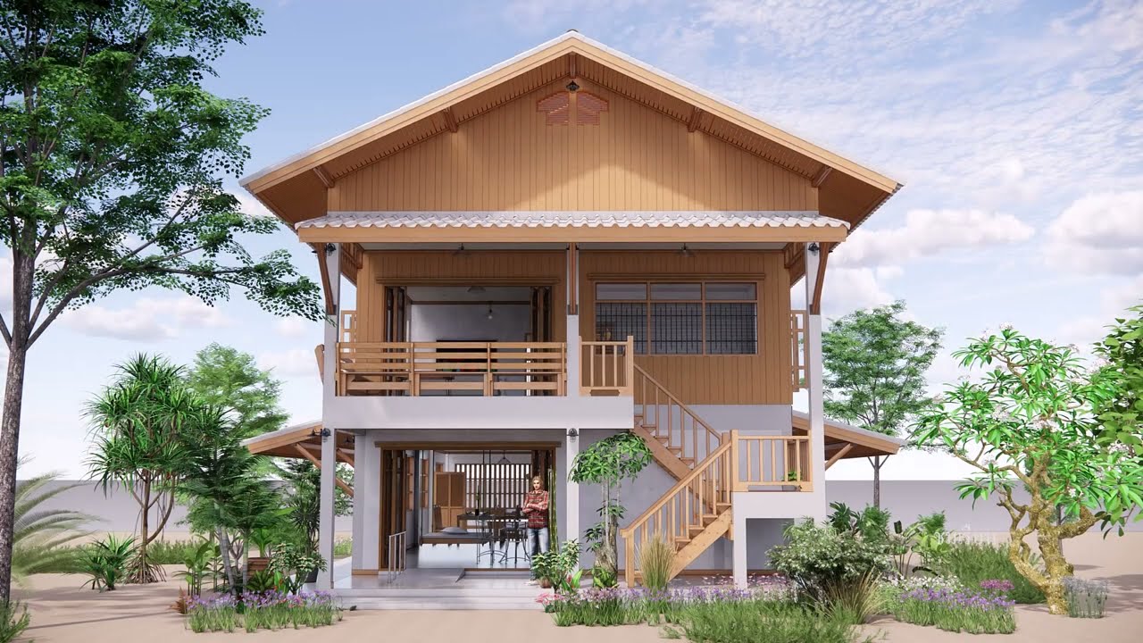 บ้านกลางสวน  ( กระบี่ )  No. 244   by : i. pakdee