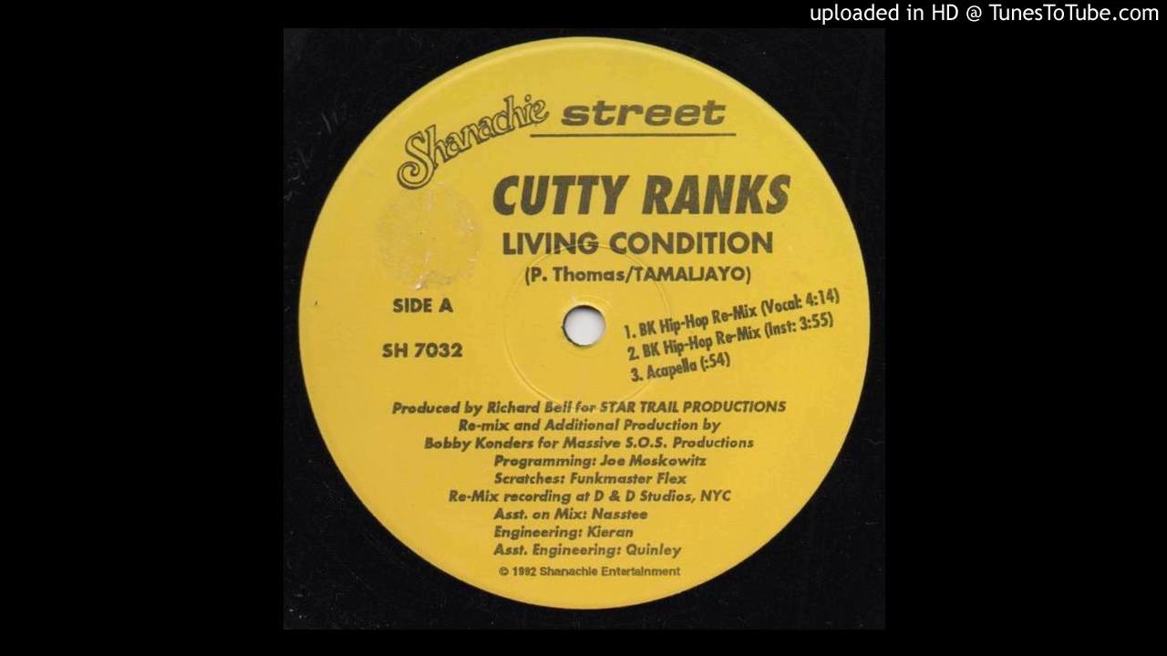 CUTTY RANKS - LIVING CONDITION (HIPHOP INSTRUMENTAL)