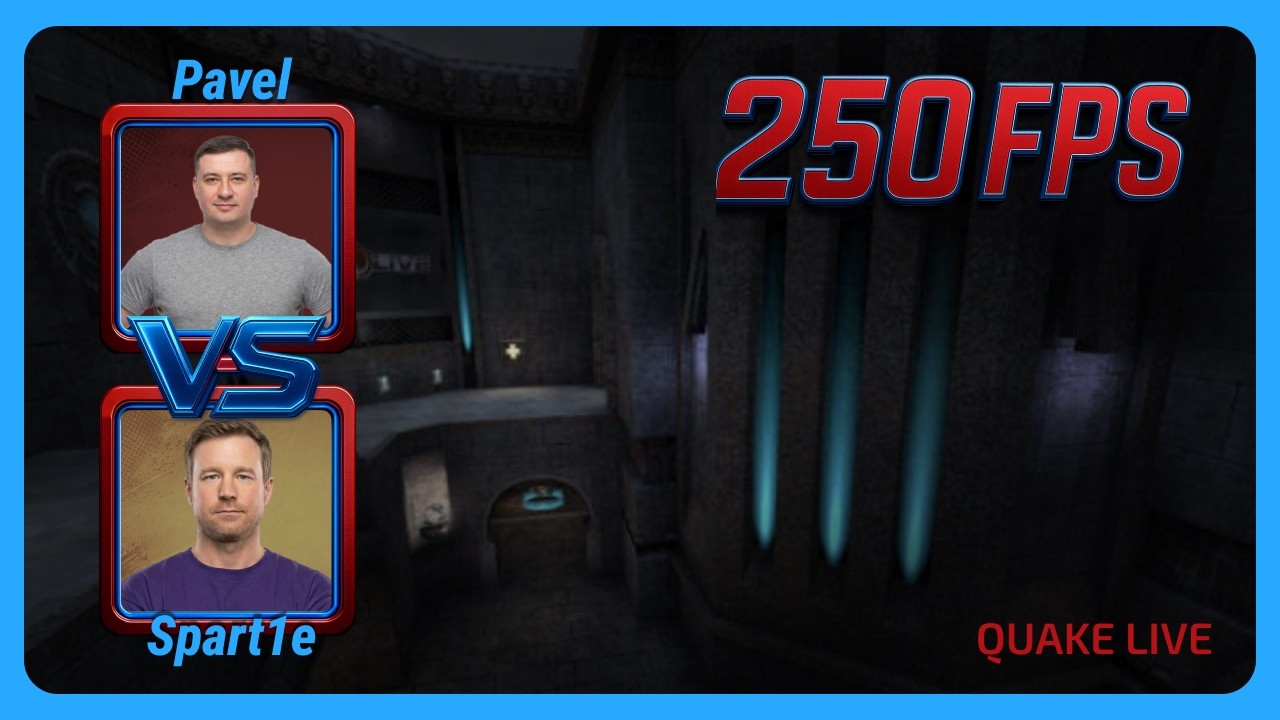 Spart1e vs pavel | 250FPS Quake Season 4 | BO3 | Quake Live