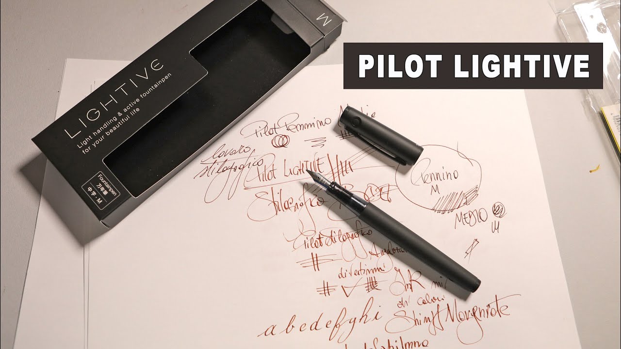 Pilot Lightive stilografica test e recensione