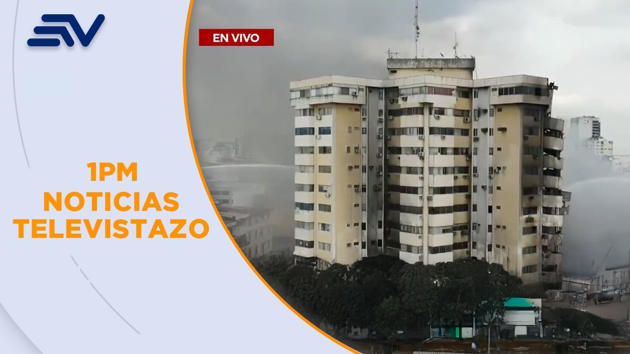 Incendio en centro de Guayaquil no ha podido ser controlado por completo | Televistazo | Ecuavisa