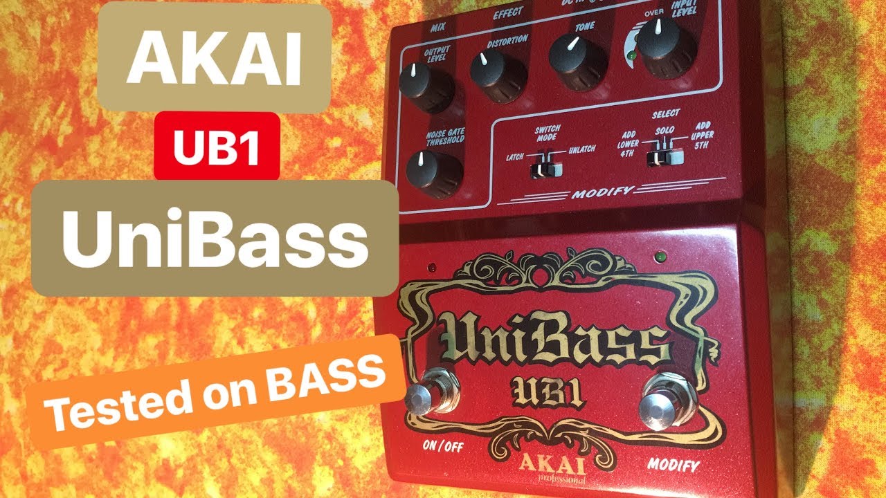 AKAI UB1 UniBass Tested on BASS
