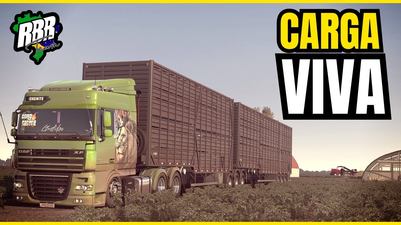 DAF XF 105 QUALIFICADO: O Desafio do Bitrem Boiadeira no MAPA RBR | ETS2