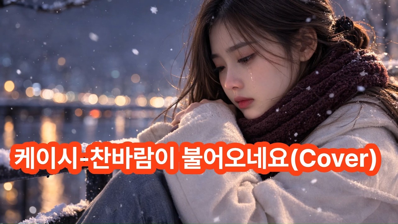 케이시-찬바람이 불어오네요(Cover)  #신청곡 #AI커버 #케이시 #찬바람이불어오네요 #이별노래 #슬픈노래 #발라드