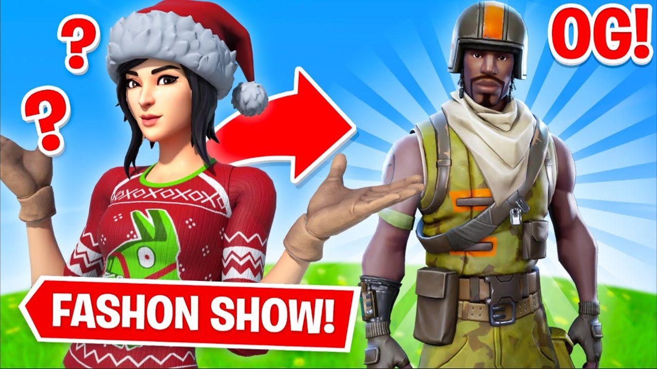Fortnite | Fashion Show! Skin Competition! Best *OG DRIP* & EMOTES WINS! [4/8]