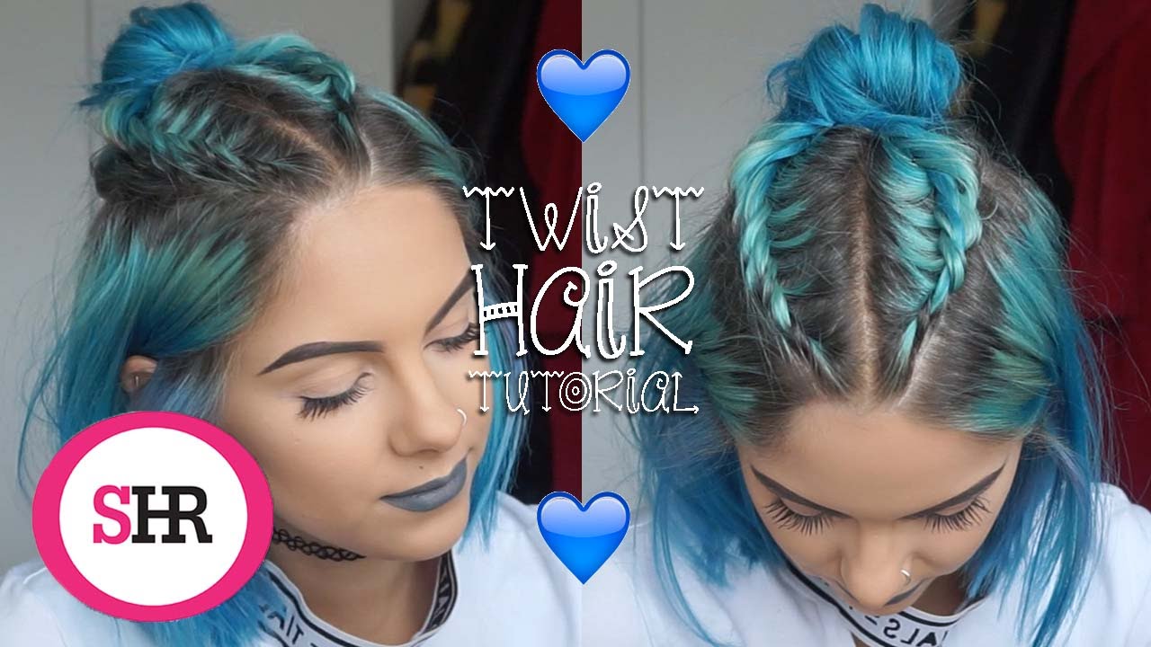 Half Up Half Down Bun Twist Hair Tutorial | Sophie Hannah Richardson