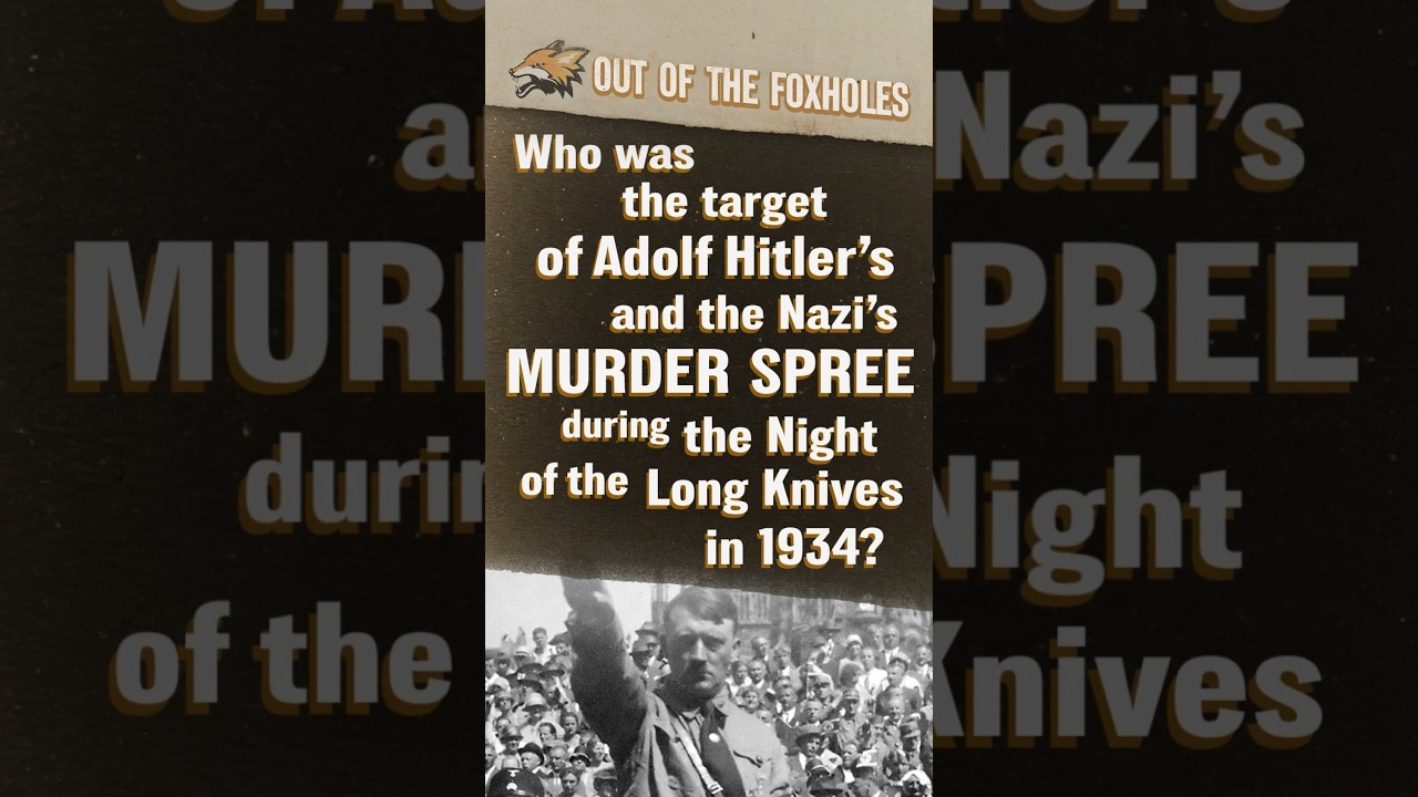 Targets of Adolf Hitler's murder spree during the Night of the Long Knives? - 