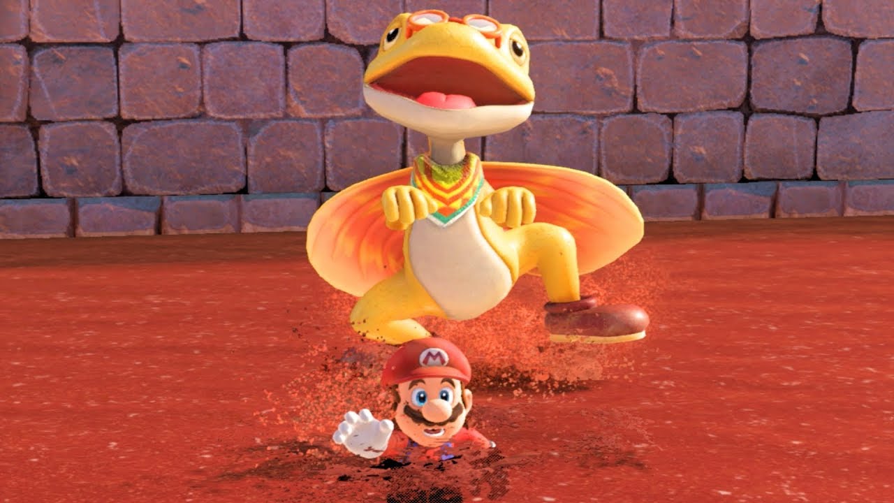 Mario Odyssey Funny Ways to Die in Quicksand in All Costumes